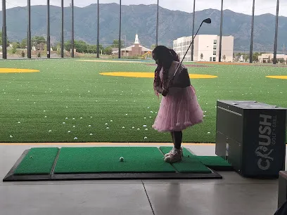 Crush Golf + Grill mini golf course in Clearfield, Utah