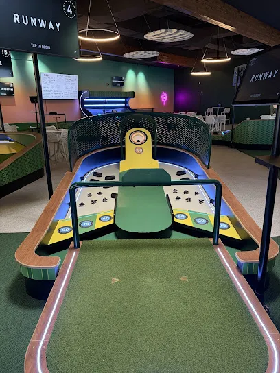 Rounds Putt Lounge mini golf course in Salt Lake City, Utah