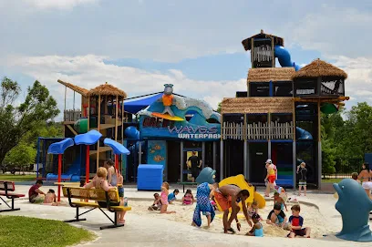 Great Waves Waterpark mini golf course in Alexandria, Virginia