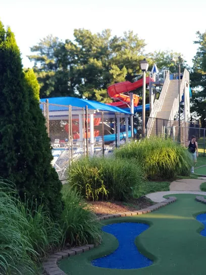 Upton Hill Regional Park mini golf course in Arlington, Virginia