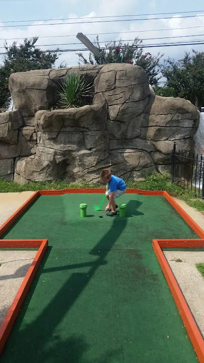 Putt-Putt Fun Center mini golf course in Hollins, Virginia