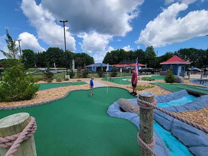 Compass Entertainment Complex mini golf course in Irvington, Virginia