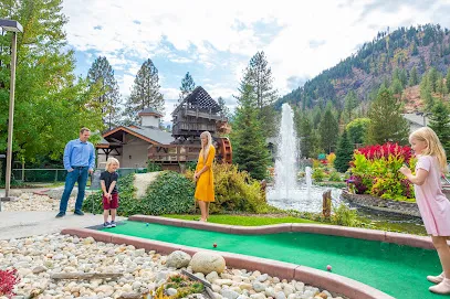 Icicle Village Resort mini golf course in Leavenworth, Washington