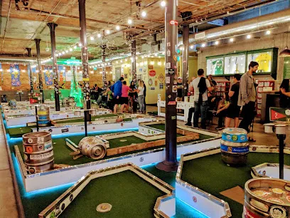 Flatstick Pub - Pioneer Square mini golf course in Seattle, Washington