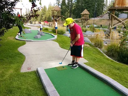 Wonderland Family Fun Center mini golf course in Spokane, Washington