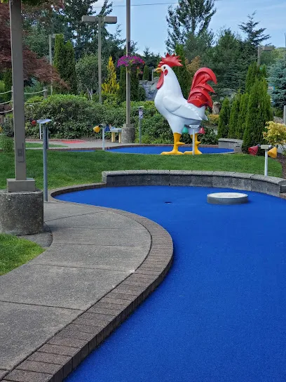 Tukwila Family Fun Center & Bullwinkle's Restaurant mini golf course in Tukwila, Washington