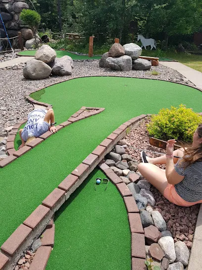 Rock Falls Riding Stables mini golf course in Arbor Vitae, Wisconsin