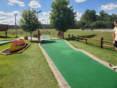 Eagle Falls Adventure Golf & Laser Tag mini golf course in Eagle River, Wisconsin