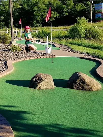 Mt Croix Kart and Putt mini golf course in St Croix Falls, Wisconsin
