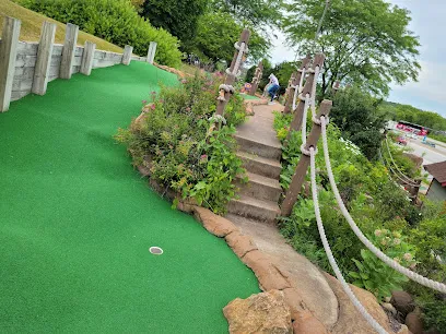Prairieville Park mini golf course in Waukesha, Wisconsin