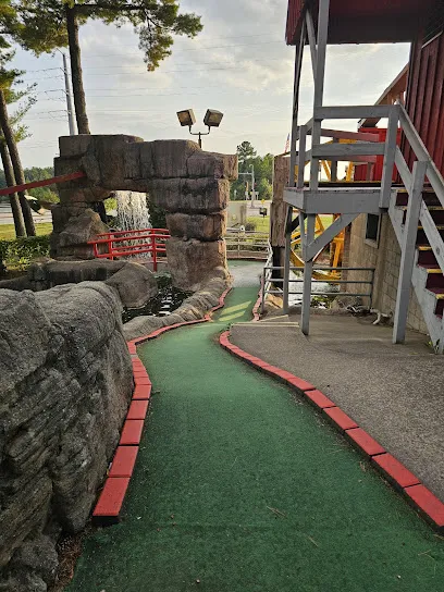 Timber Falls Adventure Park mini golf course in Wisconsin Dells, Wisconsin