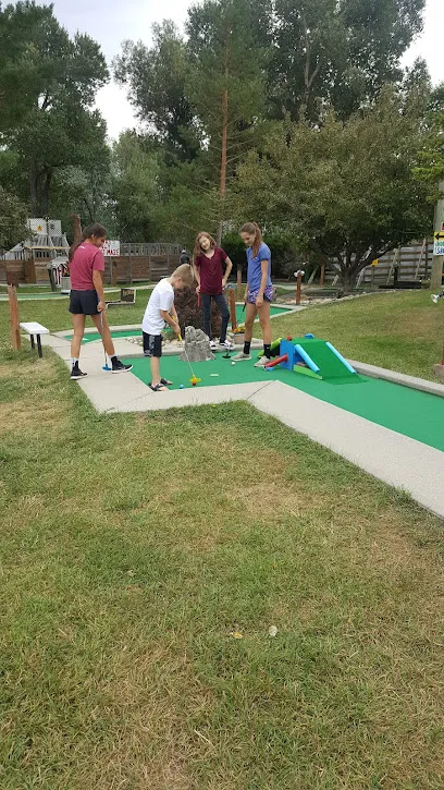 Creekside Clubhouse Family Fun Center mini golf course in Buffalo, Wyoming